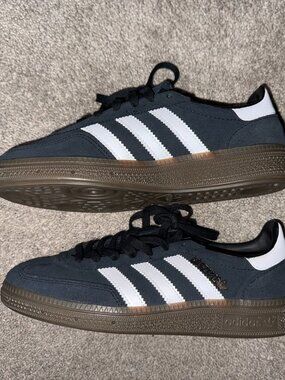 ADIDAS SPEZIAL BLACK SUEDE TENNIS SHOES SIZE 4/ NEW